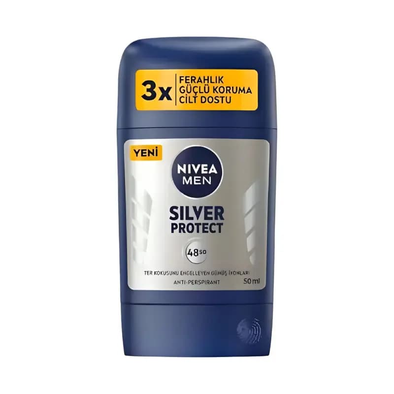 مام صابونی مردانه نیوا NIVEA مدل SILVER PROTECT حجم 50 میل — تصویر ۴