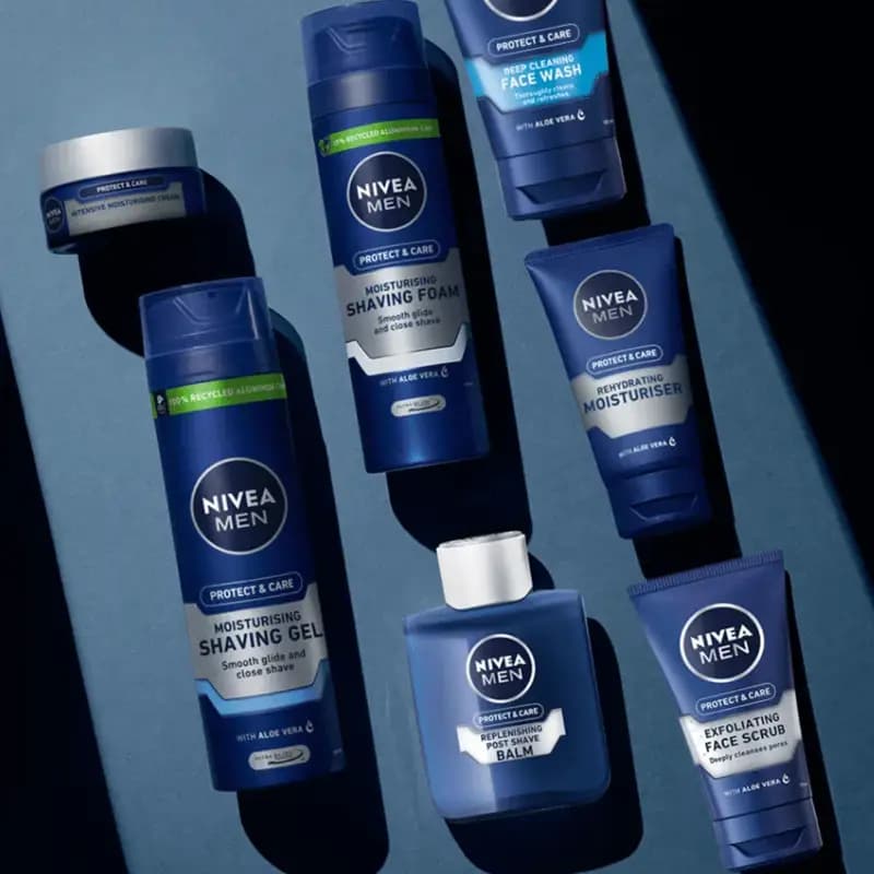 ژل اصلاح مردانه نیوا Nivea مدل Protect Care حجم 200 میل به — تصویر ۴