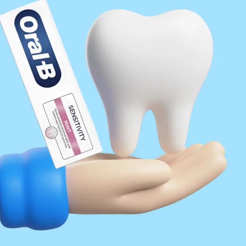 خمیر دندان ضد حساسیت اورال معنایی حجم 75میل Oral_B — تصویر ۳