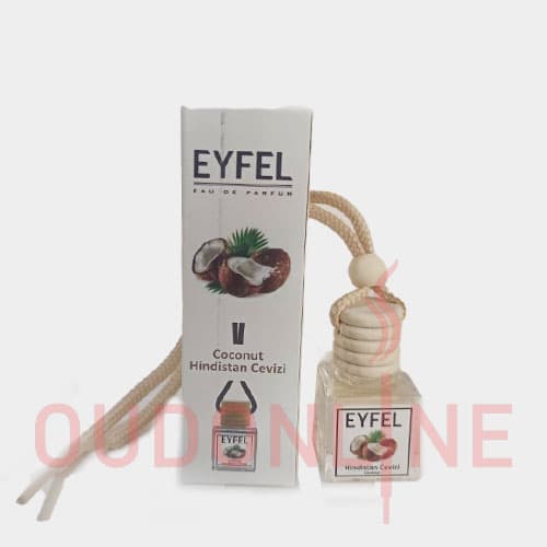 خوشبو کننده ماشین ایفل EYFEL مدل کوکونات ( نارگیل ) coconut حجم 10 میلی لیتر — تصویر ۲