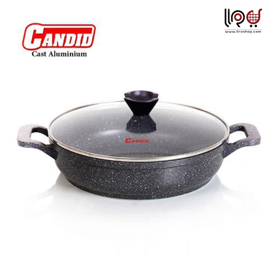 تابه دو دسته گرانیت کاندید سایز 32 — تصویر ۳
