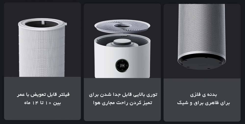 دستگاه تصفیه کننده هوای هوشمند شیائومی مدل Air Purifier Elite — تصویر ۱۰