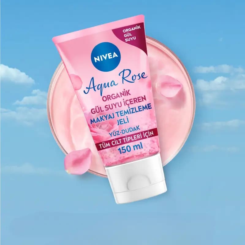 ژل شستشو صورت نیوآ NIVEA مدل Aqua Rose حجم 150 میل — تصویر ۳