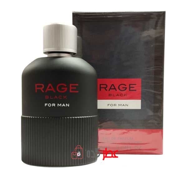 عطر مردانه فراگرنس ورد RAGE BLACK “هوگو مشکی” 90 میل — تصویر ۲
