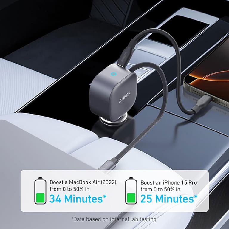 شارژر فندکی 75 وات انکر Anker Nano A2738 — تصویر ۵