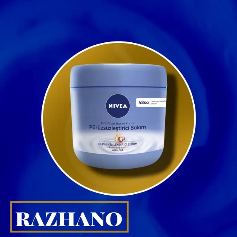 کرم بدن نیوآ NIVEA مدل Pürüzsüzleştirici Bakım حجم 400 میل — تصویر ۶