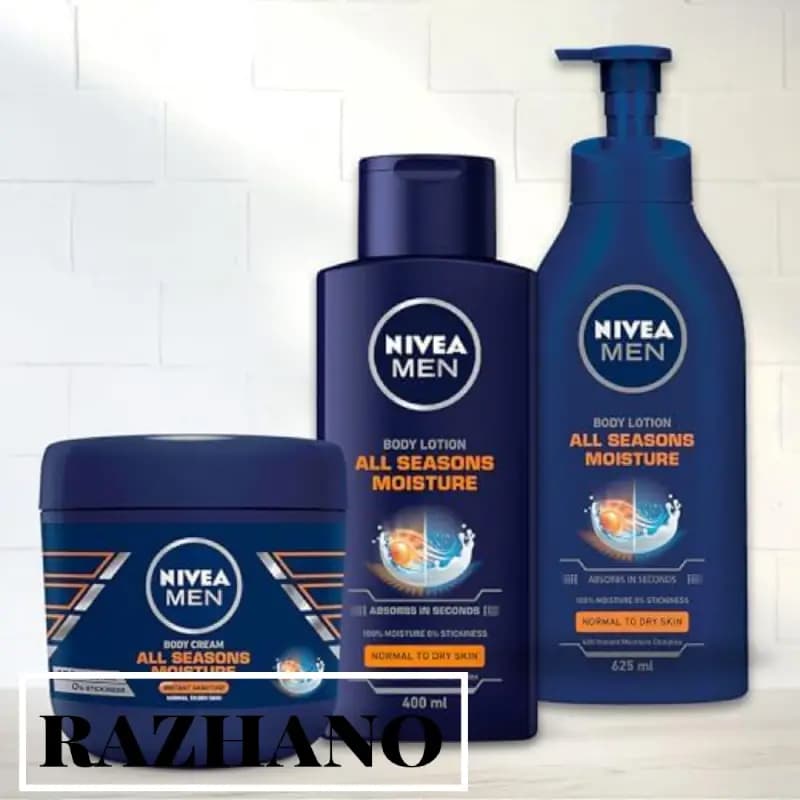 کرم بدن نیوآ NIVEA مدل ALL SEASONS MOISTURE حجم 400 میل — تصویر ۳