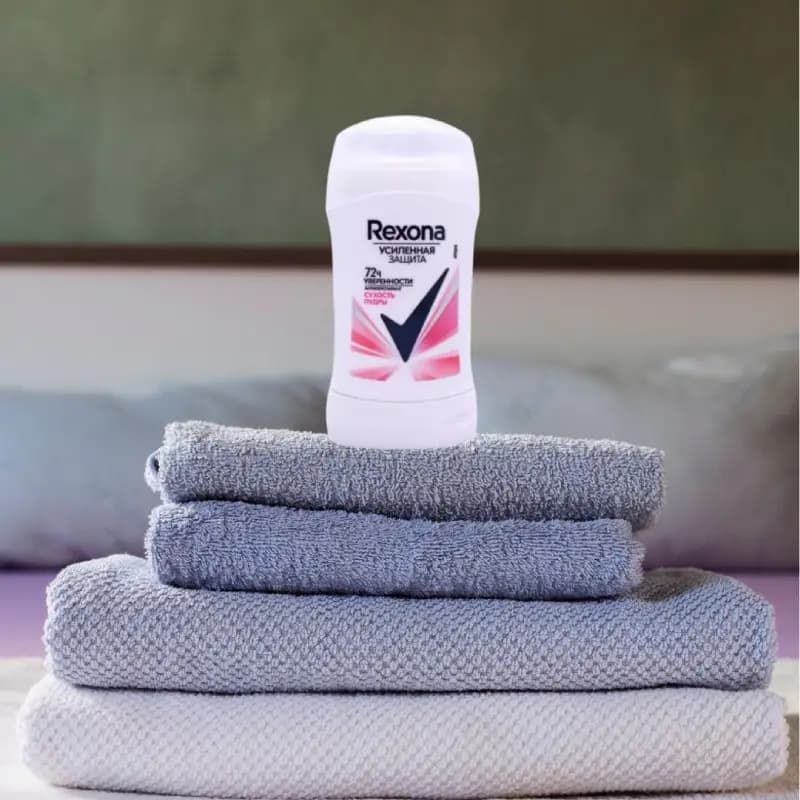 استیک ضد تعریق زنانه رکسونا REXONA مدل Dry Powder 72h حجم 40 میل — تصویر ۳