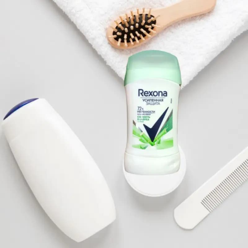 مام صابونی آلوئه ورا رکسونا REXONA مدل aloe vera scent حجم 40 میل — تصویر ۶