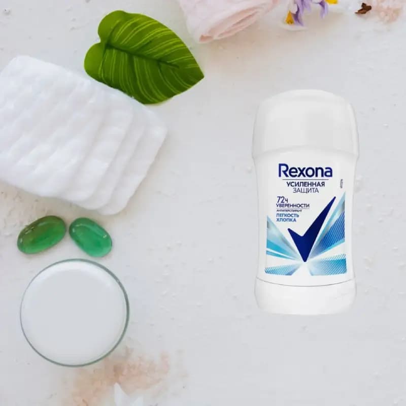 مام صابونی رکسونا REXONA مناسب بانوان رنگ آبی حجم 40 میل — تصویر ۶