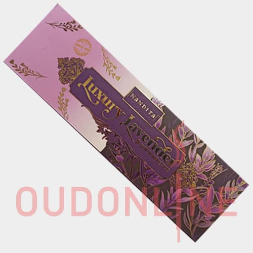 عود خوشبو کننده شاخه ای ناندیتا Nandita مدل لاکچری لوندر Luxury lavender — تصویر ۲