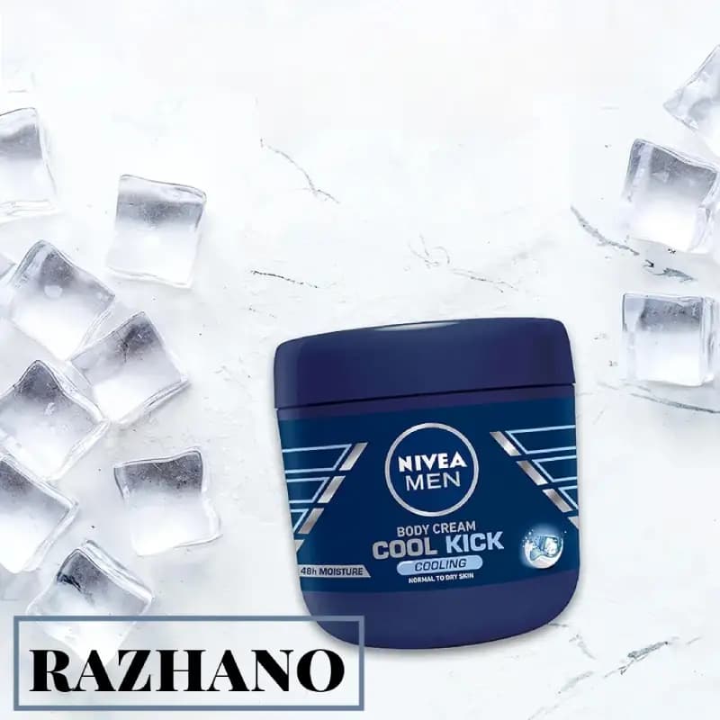 کرم بدن مردانه نیوا NIVEA مدل COOL KICK حجم 400 میل — تصویر ۳