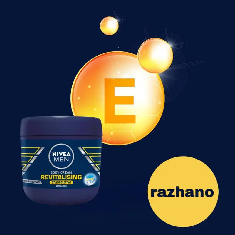 کرم بدن مردانه نیوا NIVEA مدل REVITALISING حجم 400 میل — تصویر ۶
