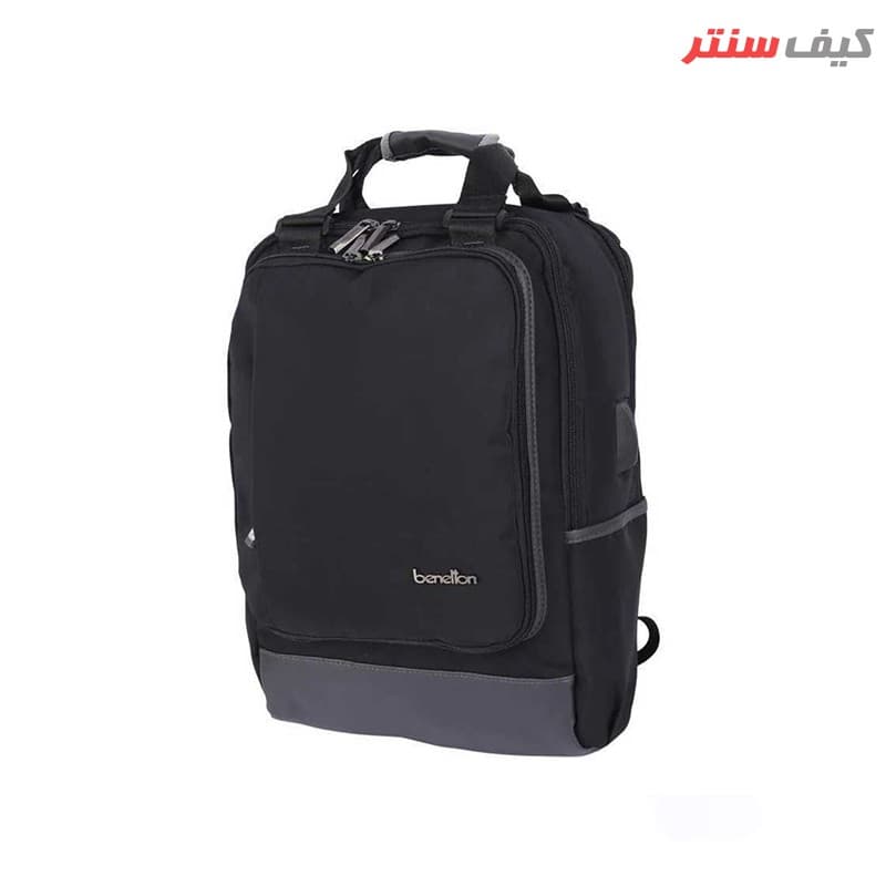 کیف کوله پشتی لپ تاپ benelton مدل Back Pack b072 مناسب برای لپ تاپ 15.6 اینچی — تصویر ۹