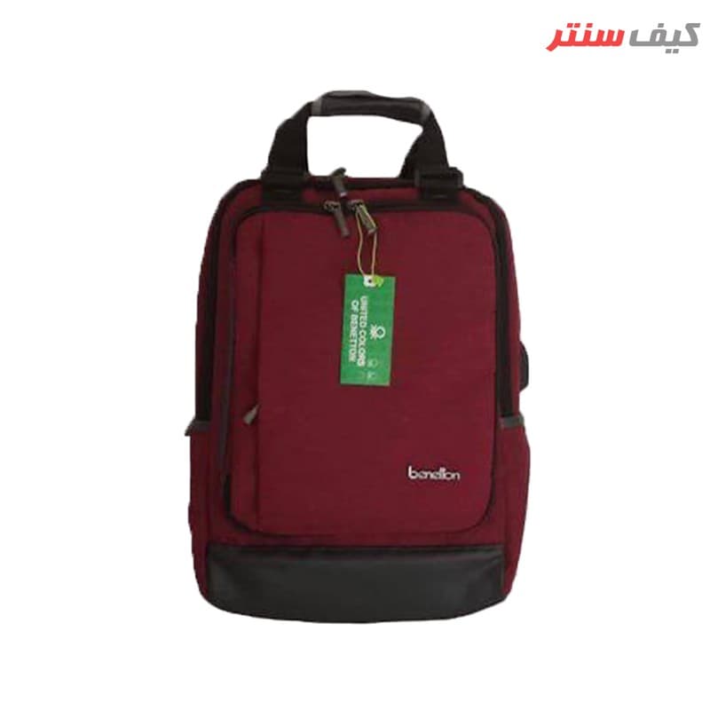 کوله پشتی لپ تاپ بنتون مدل B072 مناسب برای لپ تاپ 15.6 اینچی — تصویر ۹