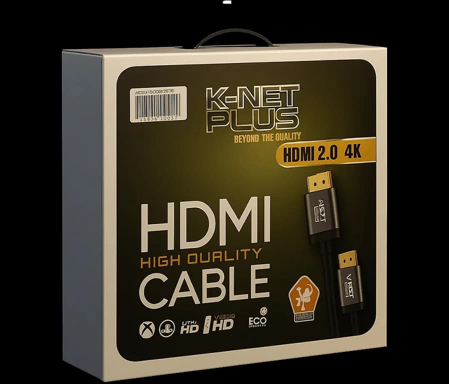 کابل HDMI کی نت پلاس V2.0_4K طول 20 متر — تصویر ۲