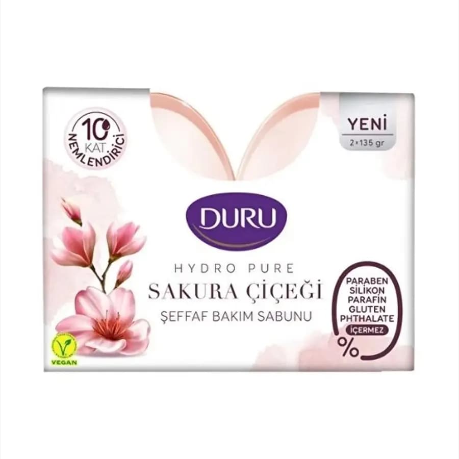 صابون شکوفه گیلاس دورو DURU مدل HYDRO PURE — تصویر ۳