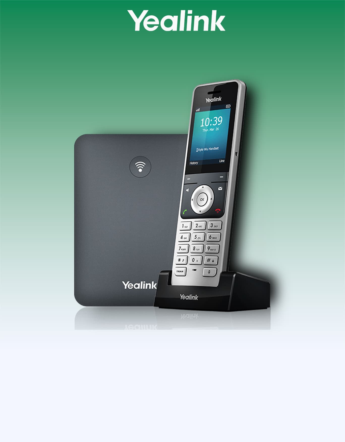 تلفن بی سیم تحت شبکه یالینک مدل W76P