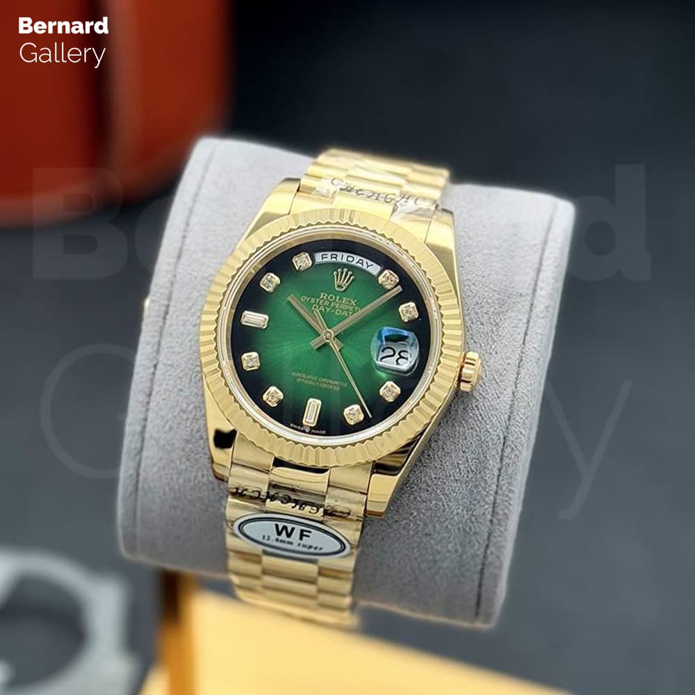 ساعت مچی مردانه رولکس کیفیت مستر Rolex Day-Date 136711W — تصویر ۵