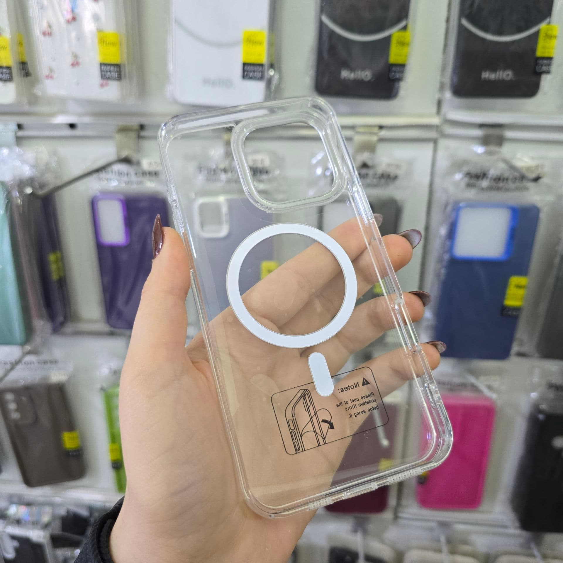 قاب گوشی iPhone 16 Pro Max مدل مگ سیف دار رنگی — تصویر ۵