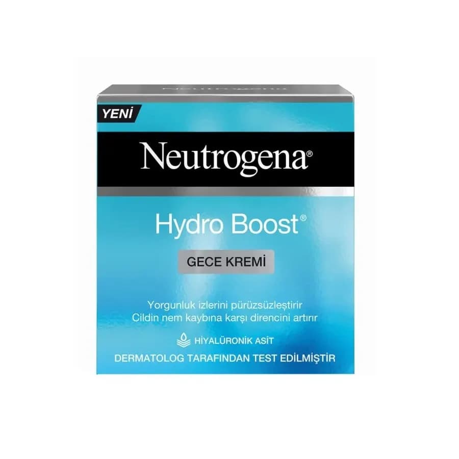 ژل کرم آبرسان شب نوتروژینا مدل Hydro Boost حجم 50 میل — تصویر ۴