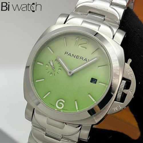 ساعت مچی مردانه پنرای Panerai Luminor Due Pastello Automatic Green Dial — تصویر ۳