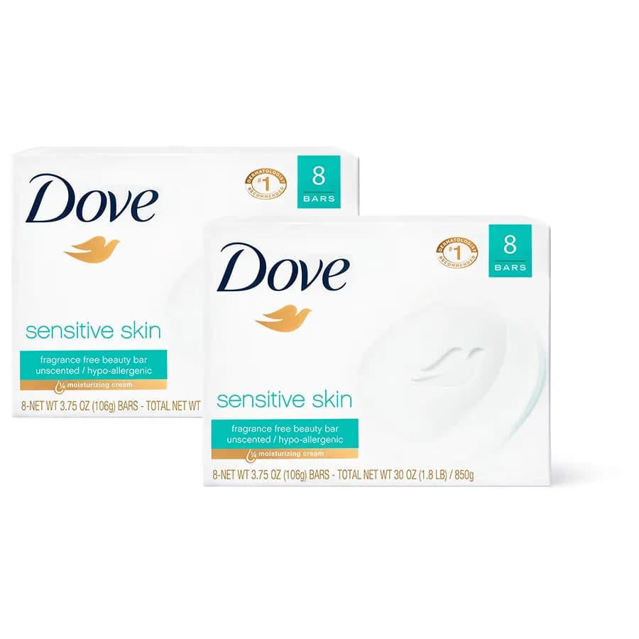 صابون پوست حساس داو Dove Sensitive Skin — تصویر ۲