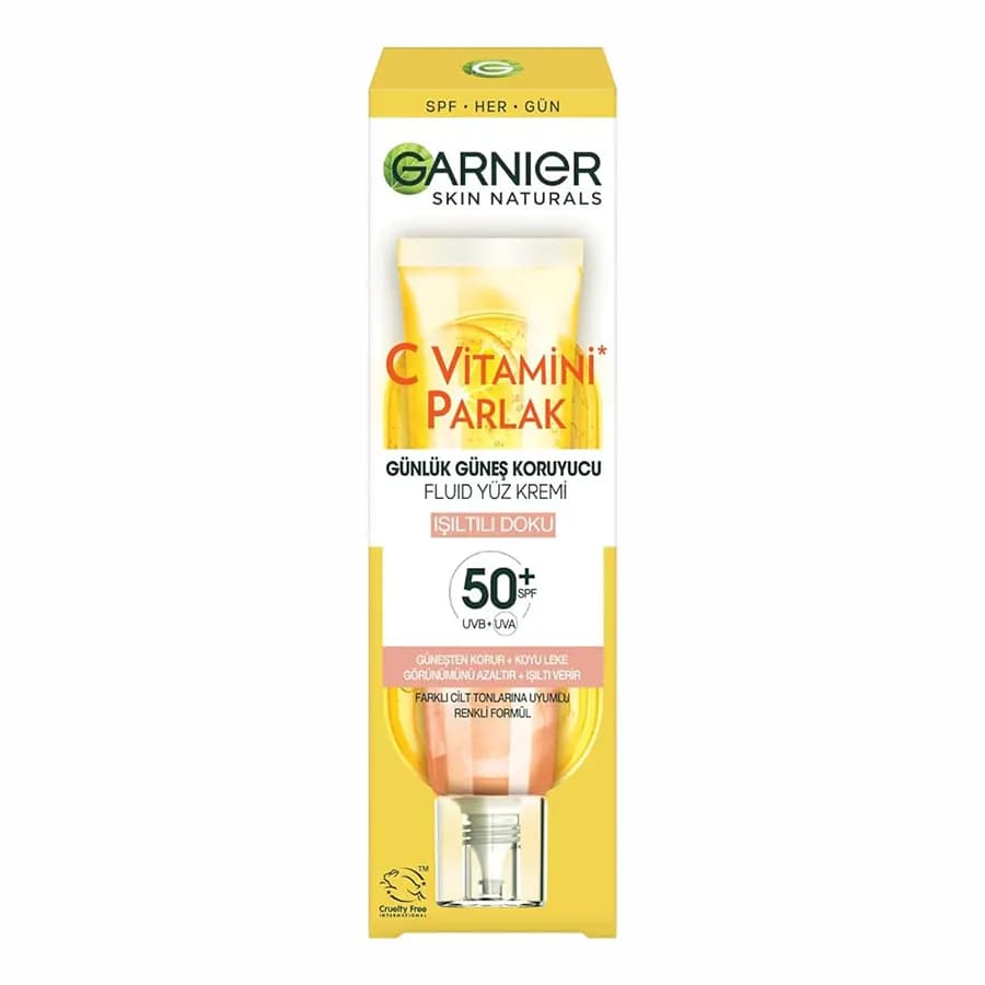 ضد آفتاب رنگی ویتامین سی گارنیر SPF50
