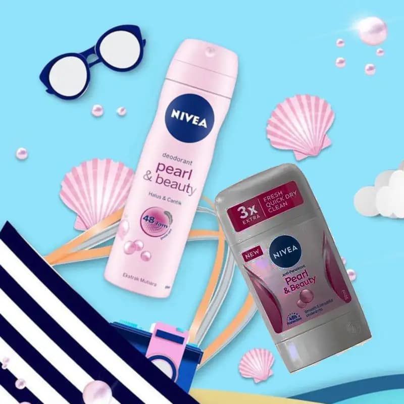 مام رول ضد تعریق نیوا مدل Pearl &amp; Beauty حجم 50 میل — تصویر ۲