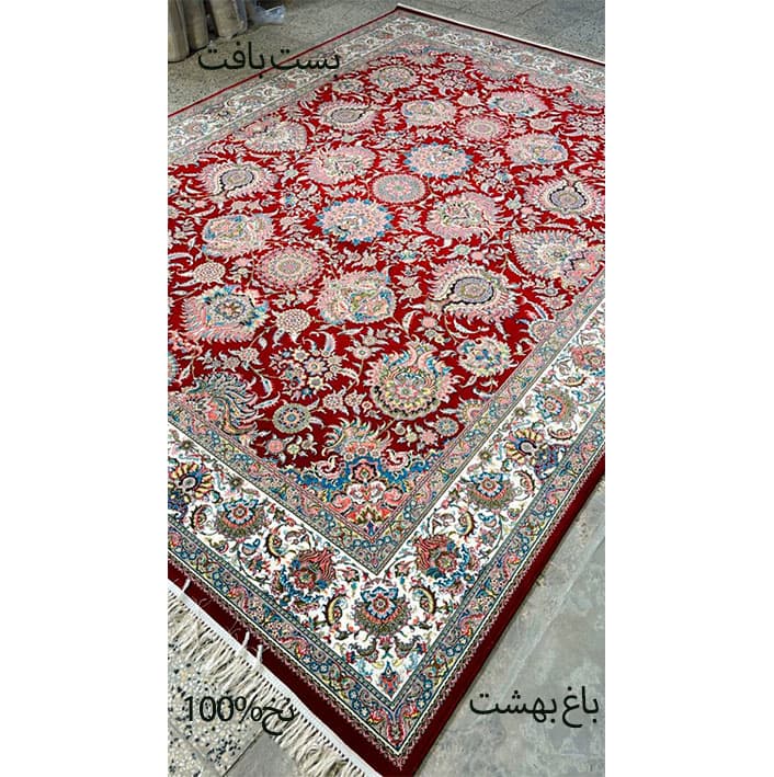فرش باغ بهشت ۷۰۰ شانه لاکی