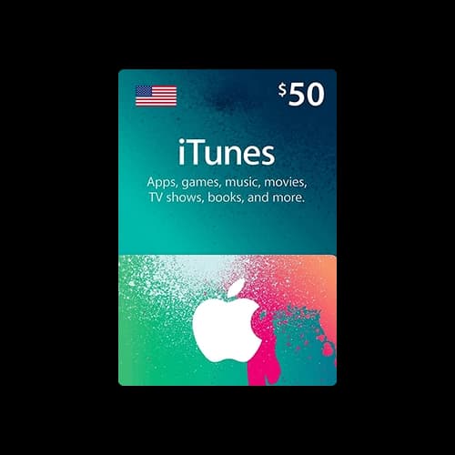 گیفت کارت 50 دلاری آیتونز اپل امریکا