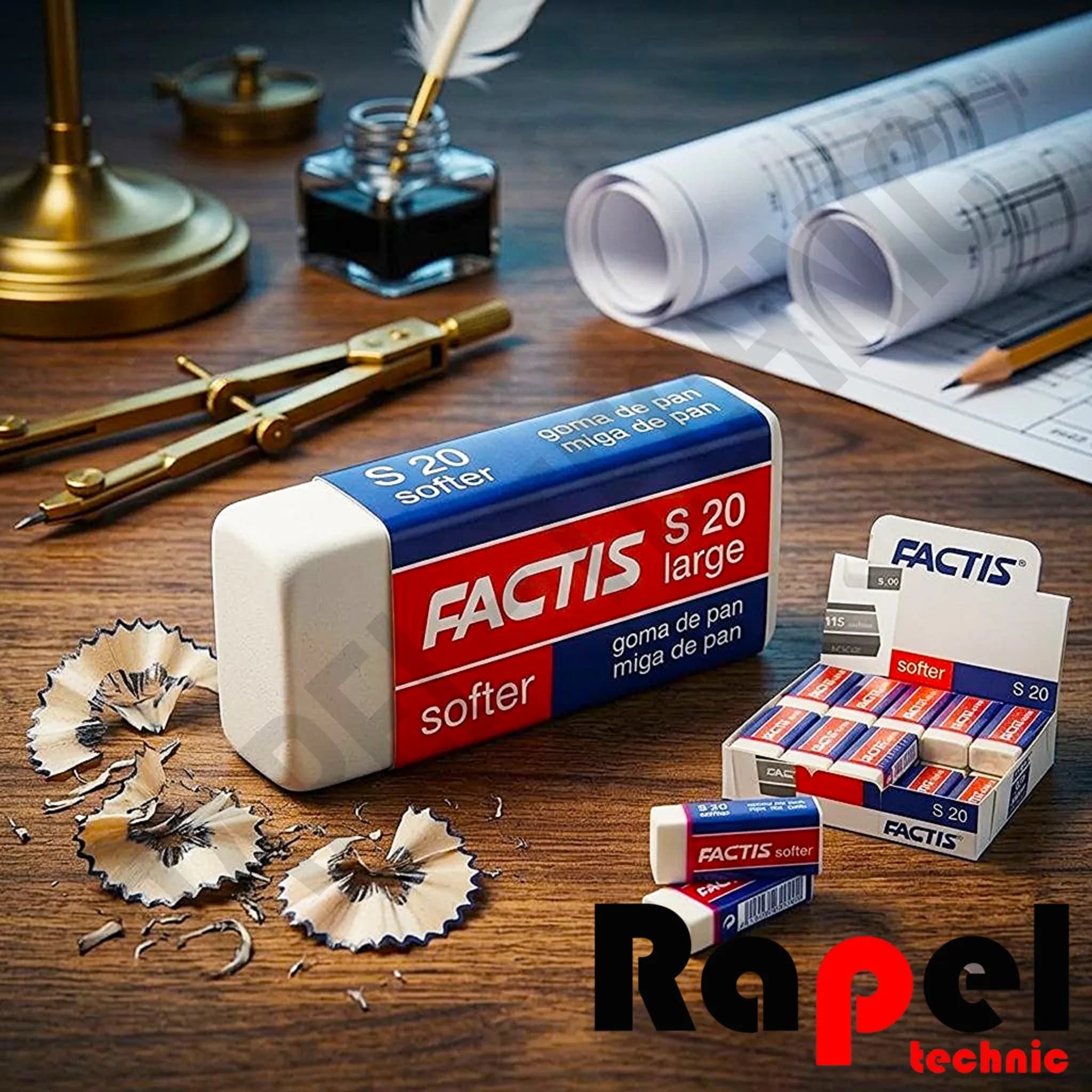 پاک کن سفید فکتیس S20 | سایز بزرگ (Softer)