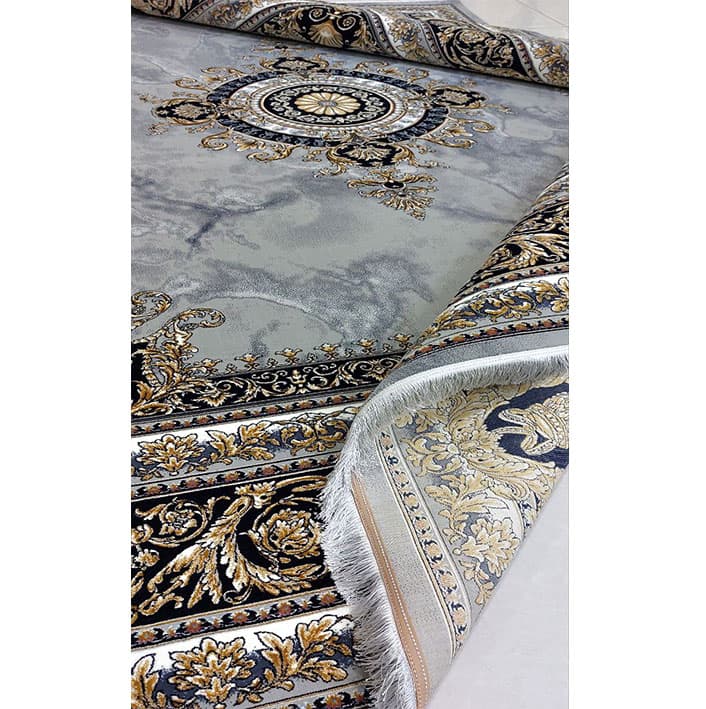 فرش کاشان ورساچه ۷۰۰ شانه نقره ای — تصویر ۴