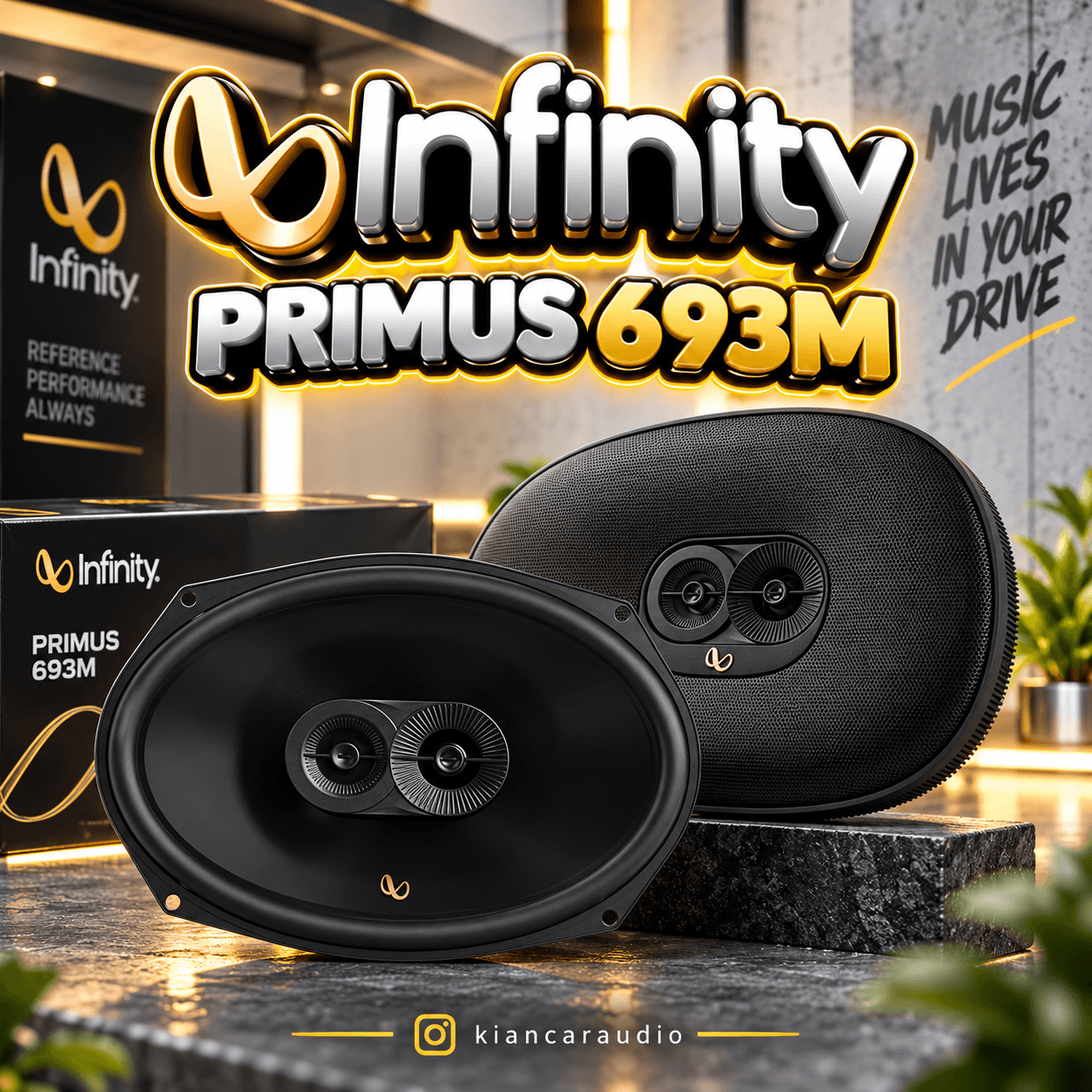 Infinity Primus 693M بلندگوی بیضی اینفنیتی — تصویر ۲