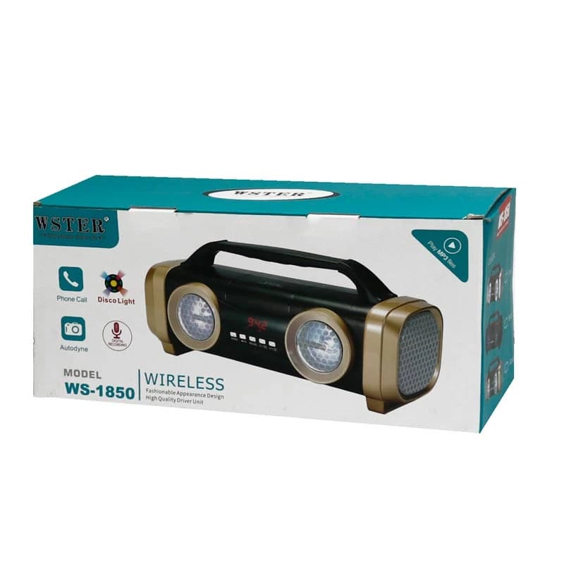اسپیکر بلوتوثی WSTER مدل WS-1850