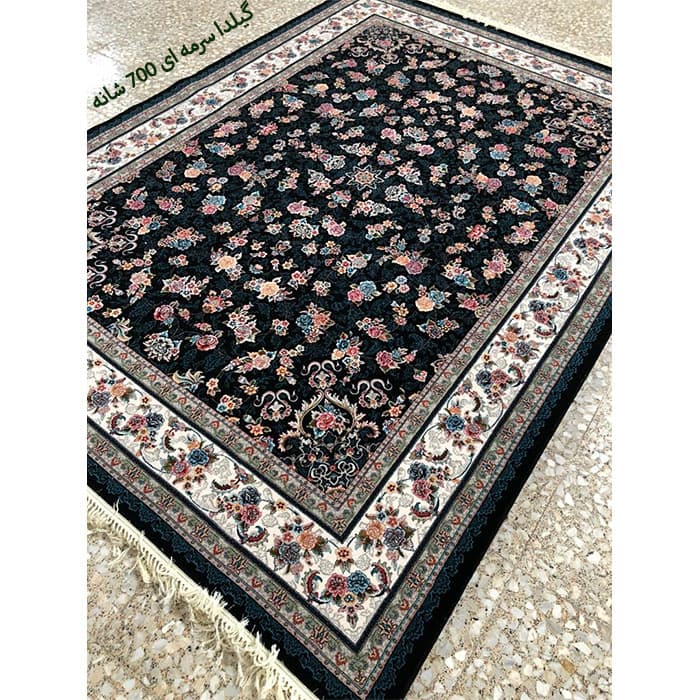 فرش افشان گیلدا ۷۰۰ شانه سرمه ای — تصویر ۴