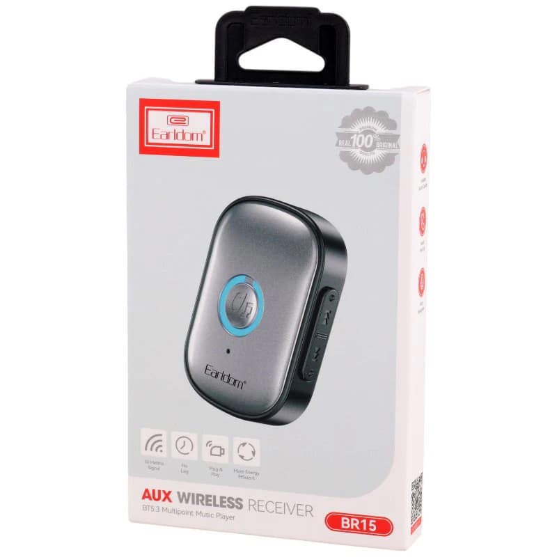 دانگل بلوتوث خودرو شارژی ارلدارم BR15 AUX — تصویر ۳