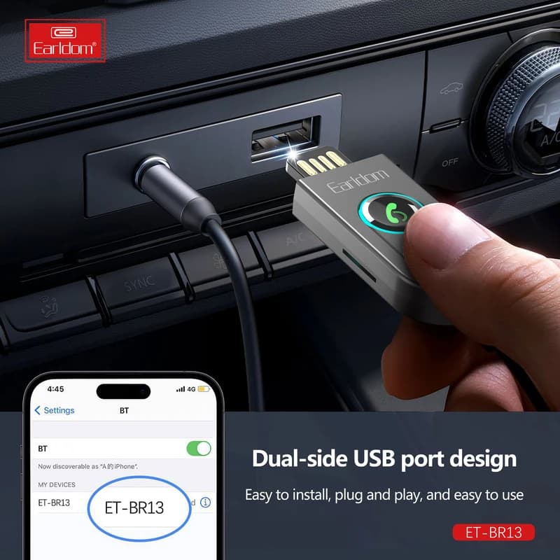 دانگل بلوتوث USB ارلدام مدل BR13 — تصویر ۸