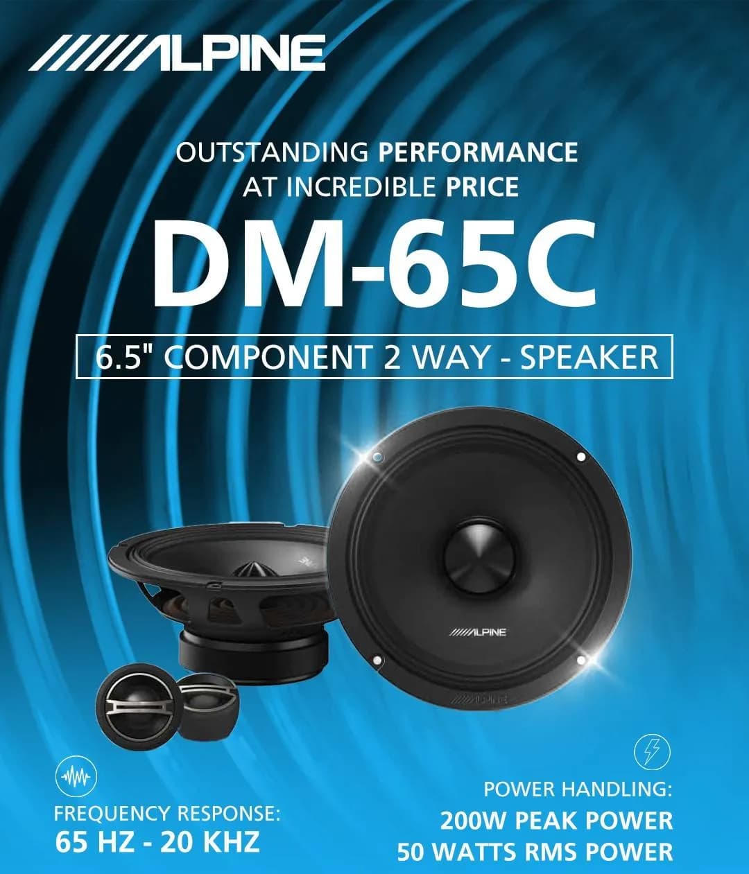 DM-65C کامپوننت آلپاین Alpine — تصویر ۴