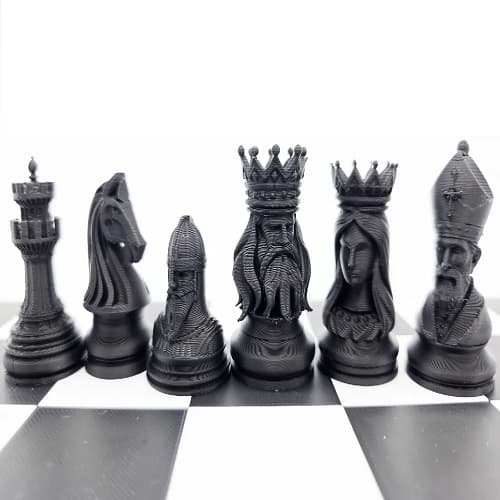 ست شطرنج طرح قرون وسطی – Pchess60