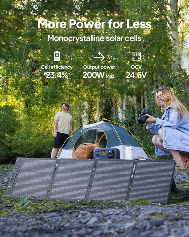 پنل خورشیدی BLUETTI 200W &