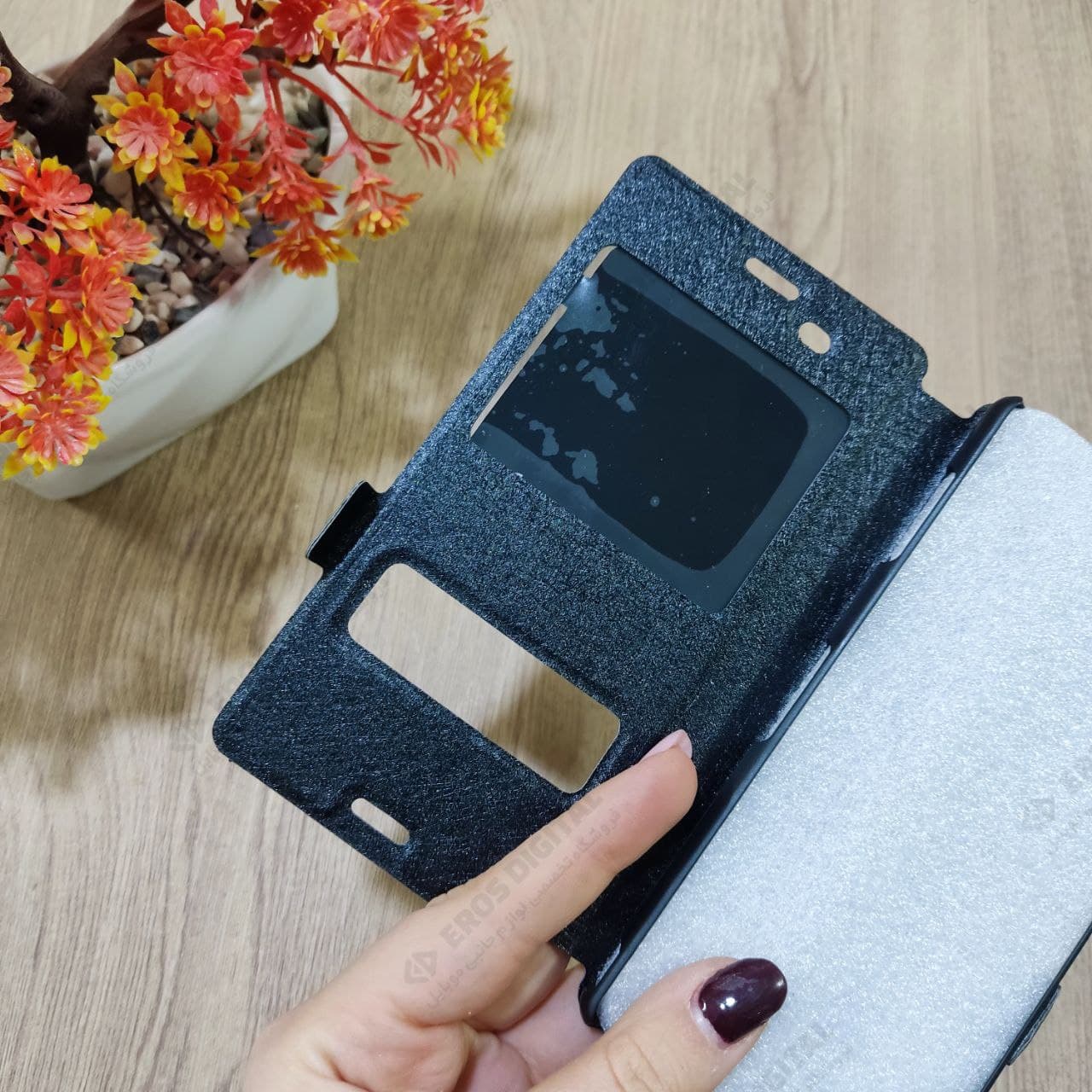 قاب کلاسوری Sony Xperia Z3 طرح چرم — تصویر ۳