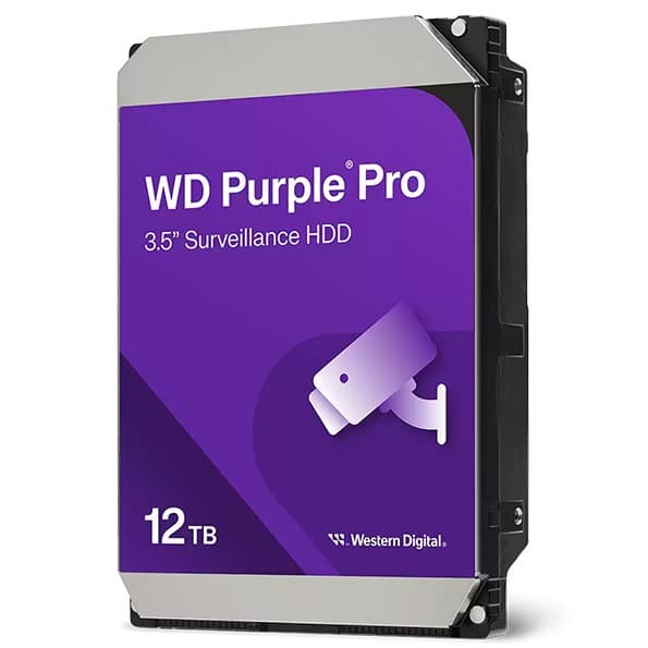 هارد دیسک اینترنال وسترن دیجیتال مدل Purple Pro WD122PURP ظرفیت 12 ترابایت