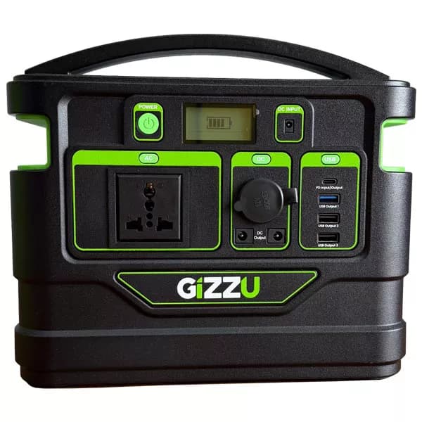پاور استیشن قابل حمل گیزو مدل GPS500 ظرفیت ۵۱۸ وات ساعت