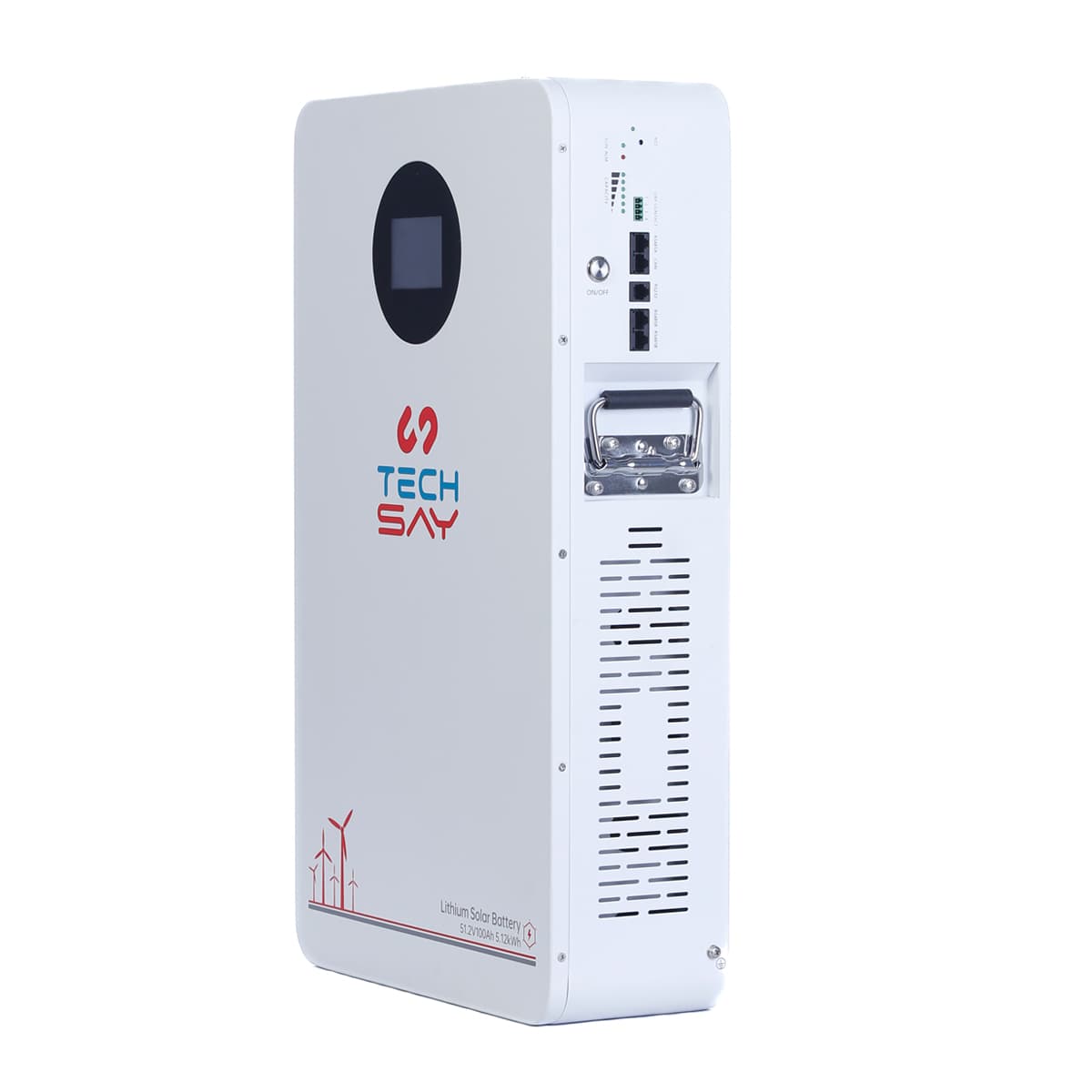باتری خورشیدی لیتیومی 100 آمپر ساعت 51.2 ولت5.1kWh برند TECH SAY — تصویر ۹
