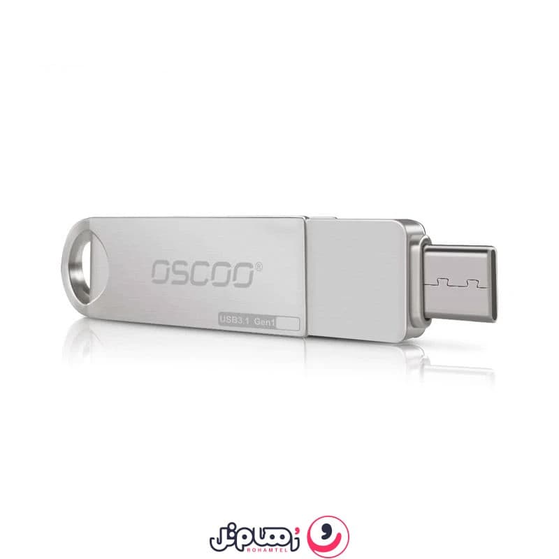 فلش مموری USB 3.1 & USB-C اسکو مدل Oscoo CU-002 ظرفیت 64 گیگابایت — تصویر ۴