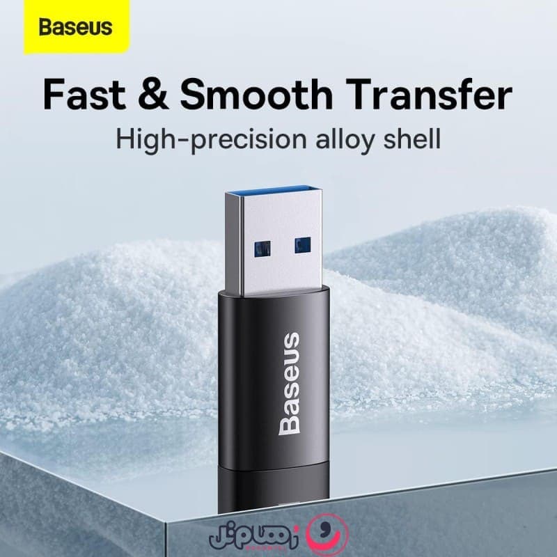 مبدل Type-C به 3.1 USB بیسوس مدل Ingenuity series Mini OTG — تصویر ۳