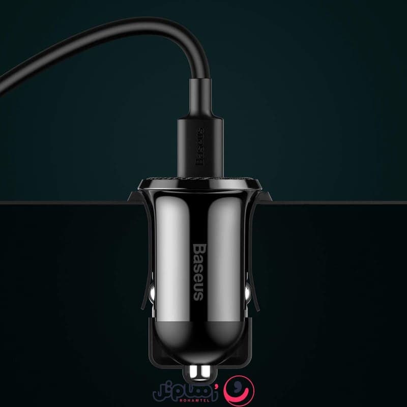 شارژر فندکی 24 وات بیسوس Grain Pro مدل CCALLP — تصویر ۴