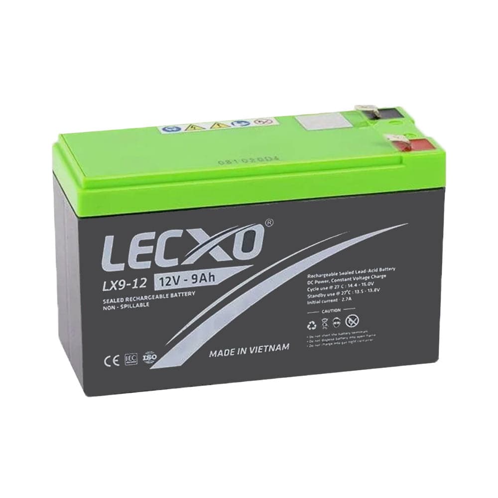 باتری لکسو 12 ولت 9 آمپر ساعت LECXO — تصویر ۳