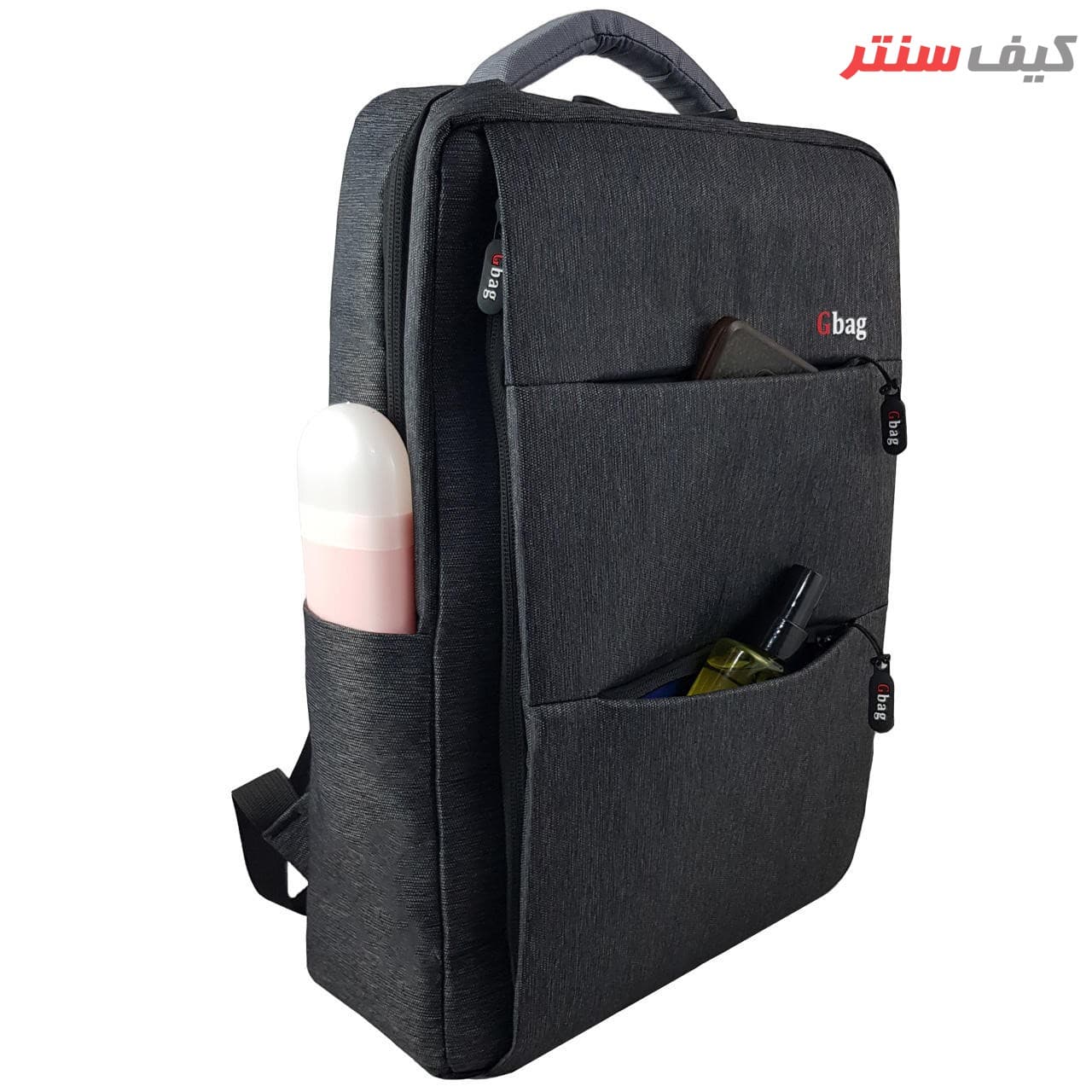 کوله پشتی لپ تاپ جی بگ مدل Prato مناسب برای لپ تاپ ۱۵.۶ اینچی — تصویر ۲